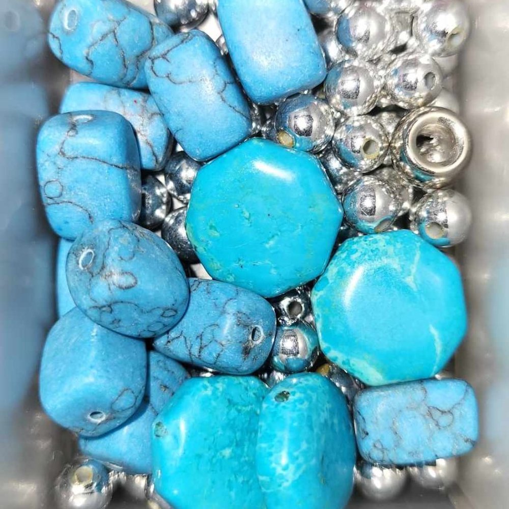Beads and Findings Lot Haul Bundle Including Bead Organizer